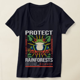 Skydda regnskogars miljömedvetenhet t shirt