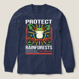 Skydda regnskogars miljömedvetenhet t shirt