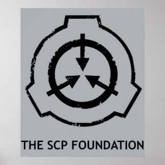 Skydda SCP Foundation logotyp Secure Contain Prote Poster