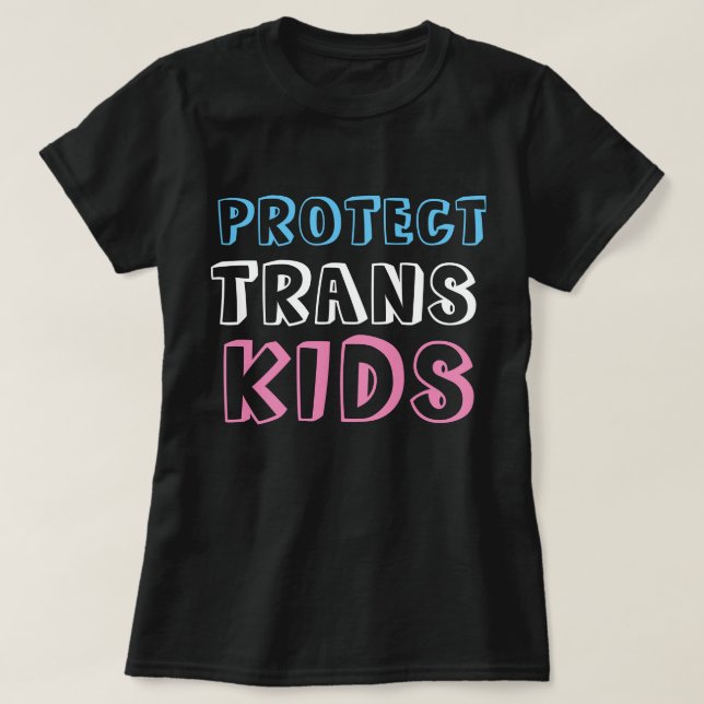 Skydda T-tröja för rättigheter för trans. för Tröja (Design framsida)