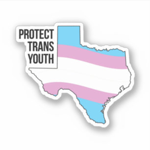 Skydda Texas Trans Ungdom Klistermärken