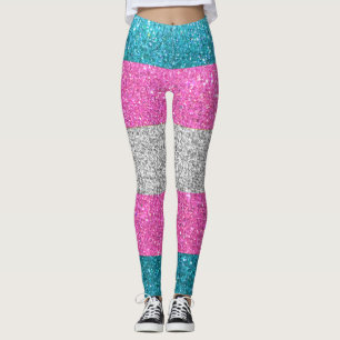 Skydda Trans Glitter LGBTQ Queer Mode Snyggt Leggings