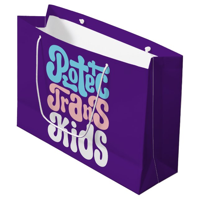 Skydda Trans Kids Gift Bags (Framsidan Vinklad)