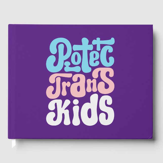 Skydda Trans Kids Guestbook Gästböcker (Framsida)