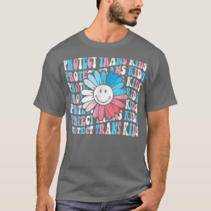 Skydda Trans Kids HBT-stöd, Transgender HBT-stöd T Shirt