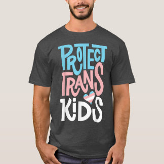 Skydda Trans Kids LGBT-Pridet T Shirt