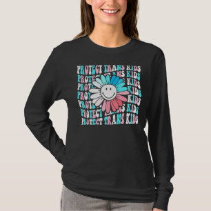 Skydda Trans Kids LGbt-stöd för Transgender LGbt P T Shirt