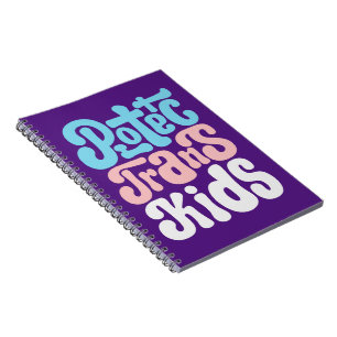 Skydda Trans Kids Photo Notebook Anteckningsbok