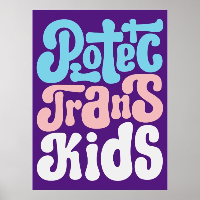 Skydda Trans Kids Poster (Framsidan)