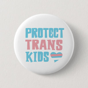 Skydda Trans Kids Support för Transgender Knapp