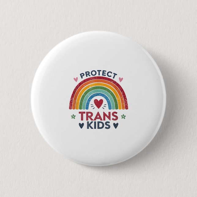 Skydda Trans Kids Support Queer Youth Knapp (Framsida)