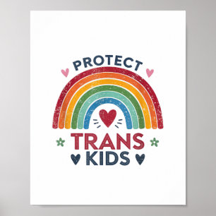 Skydda Trans Kids Support Queer Youth Poster