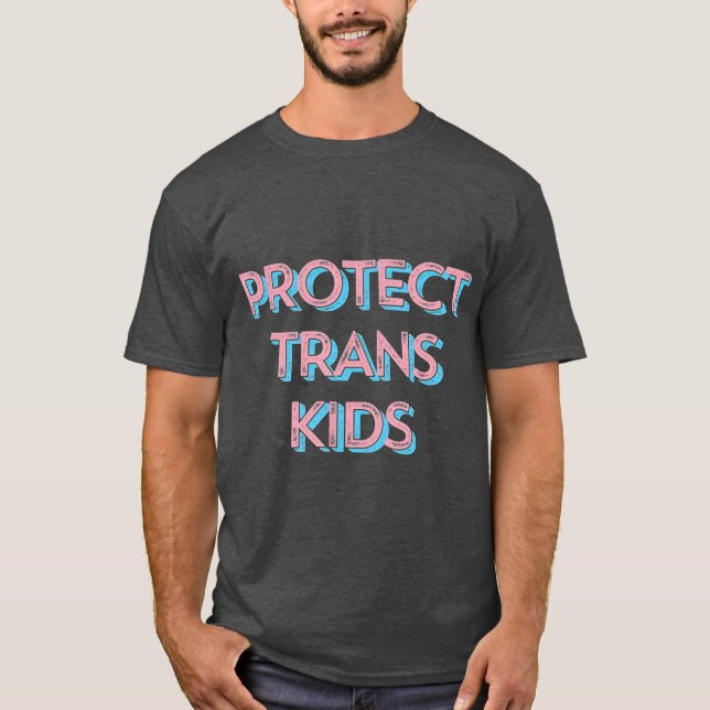 Skydda Trans Kids T Transgender HBT-Pride T Shirt (Framsida)