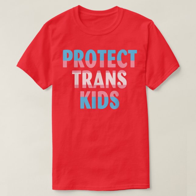 Skydda Trans Kids Transseuality Trans Pride Trans T Shirt (Design framsida)
