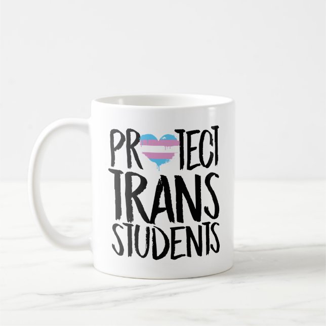 Skydda Trans Studenter Kaffemugg (Vänster)