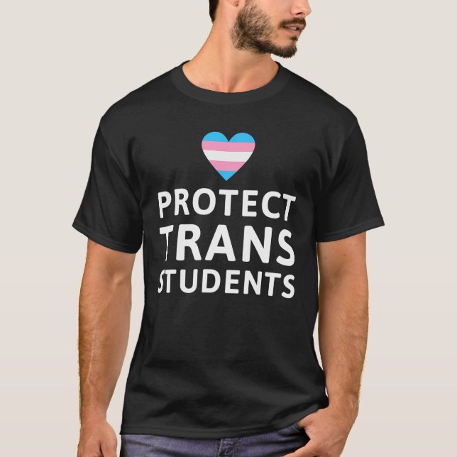 Skydda Trans Studenter, Visibil-transpersonens dag T Shirt (Framsida)