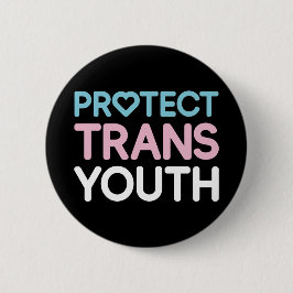Skydda Trans Youth. Pin Knapp