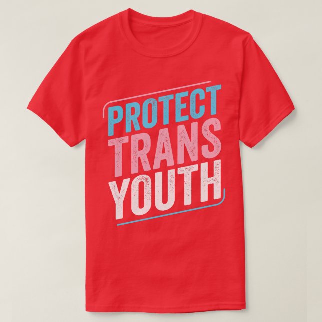 Skydda Trans Youth Trans Pride Transgender HBT T Shirt (Design framsida)