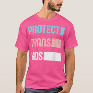 Skydda TransKids LGBT-stöd för HBT-Pride T Shirt