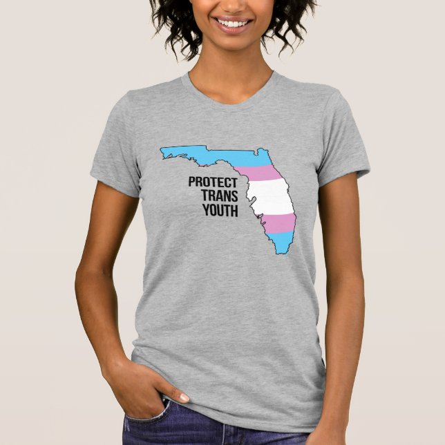 Skydda transpersoner i Florida T Shirt (Framsida)