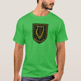Skydda Tur Irish Harp Shield Design T Shirt