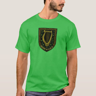 Skydda Tur Irish Harp Shield Design T Shirt