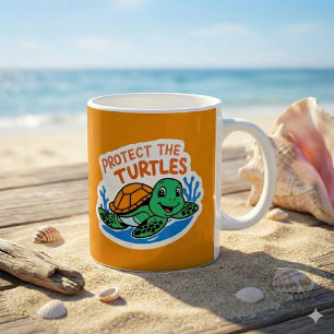 Skydda Turtles Mugg