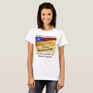 Skydda vår demokrati och republiken t shirt
