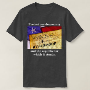 Skydda vår demokrati och republiken t shirt