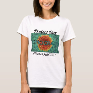 Skydda vår demokrati t shirt