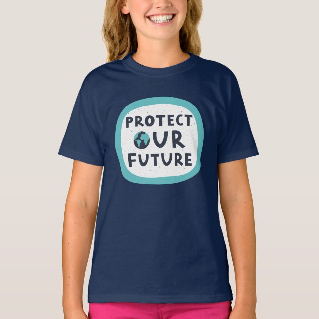 Skydda vår framtid t shirt (Framsida)