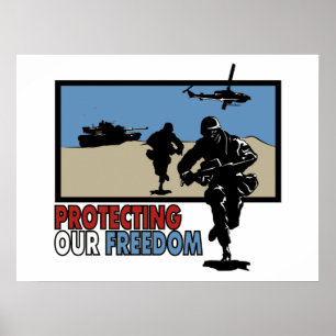 Skydda vår frihet poster