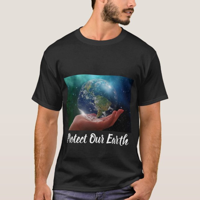 Skydda vår jord t shirt (Framsida)