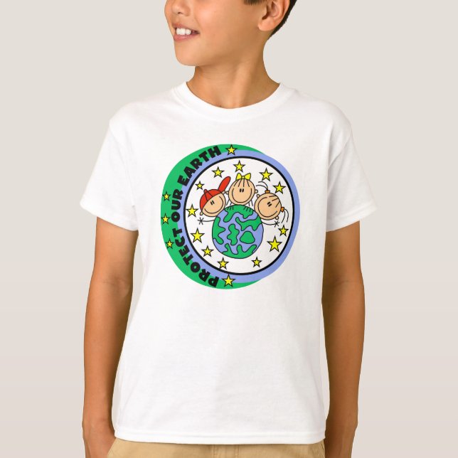 Skydda vår jordT-tröja Tee (Framsida)