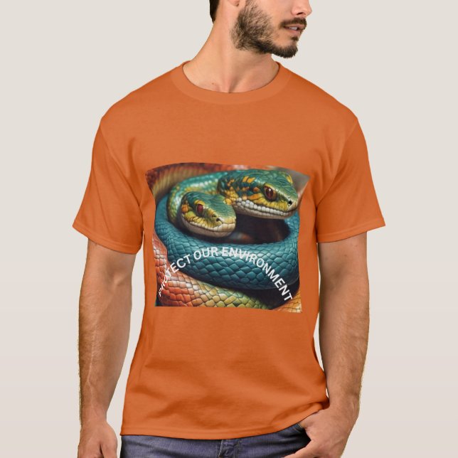 Skydda vår miljö t shirt (Framsida)