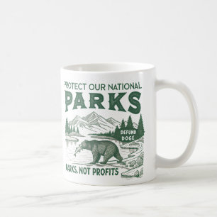 Skydda vår nationella Parker-försvarare Doge Parke Kaffemugg