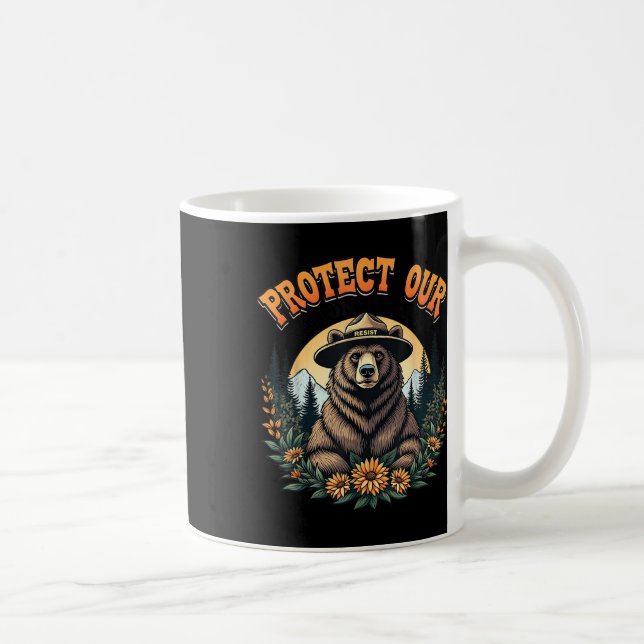 Skydda vår nationella Parker, låt oss hålla oss bo Kaffemugg (Höger)
