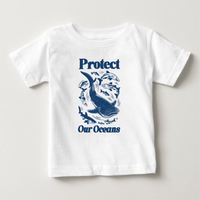 Skydda vår Ocean T-Shirt (Framsida)