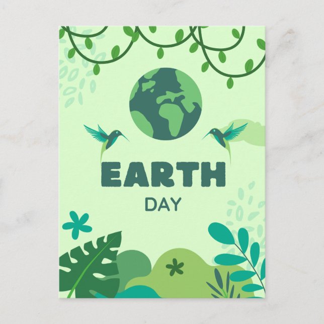 Skydda vår planet, 22 april vykort (Framsida)