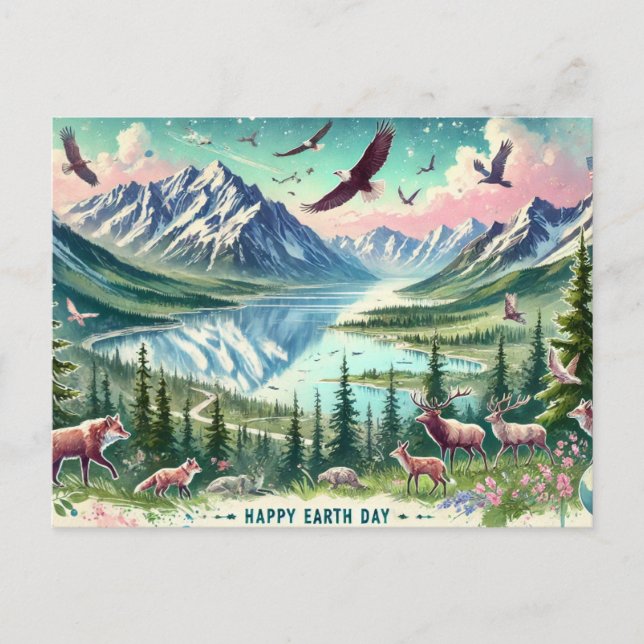 Skydda vår planet, 22 april vykort (Framsida)