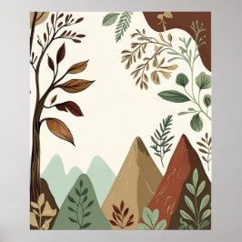 Skydda vår planet - Hand-Drawn Nature & Sustainab Poster