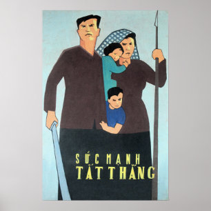 Skydda vår seger och kraft! Vietnampolitik Poster
