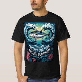 Skydda vår tonfisk och skydda vår framtid t shirt