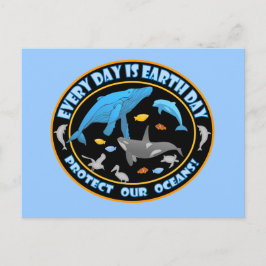 Skydda vår världsdag vykort