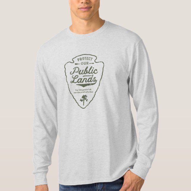Skydda våra allmänna landskap t shirt (Framsida)