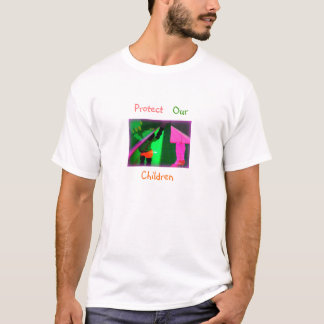 "Skydda våra barn ", Tee Shirt