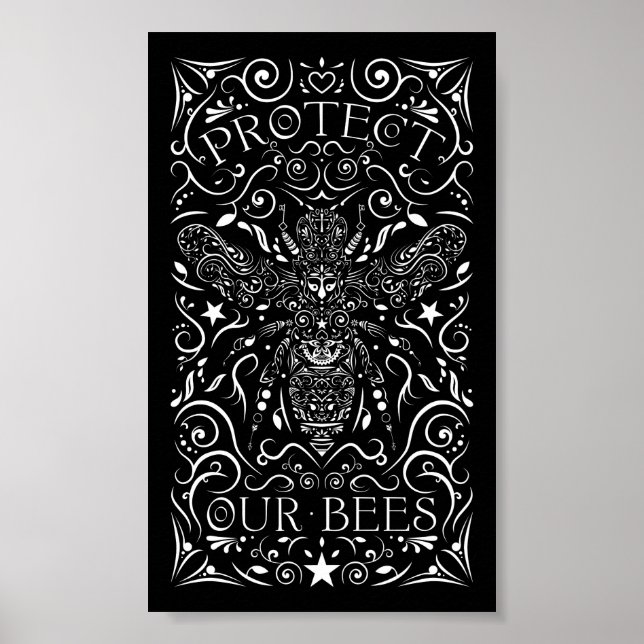 skydda våra bin poster (Framsidan)