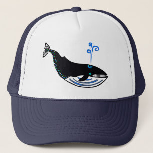 Skydda våra hav - Blue WHALE - Wildlife -Nature Keps