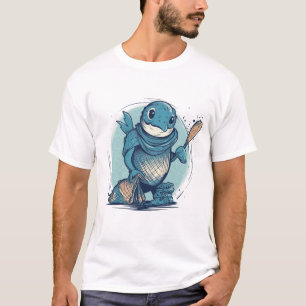 Skydda våra hav - världsdagen för medvetandegörand t shirt