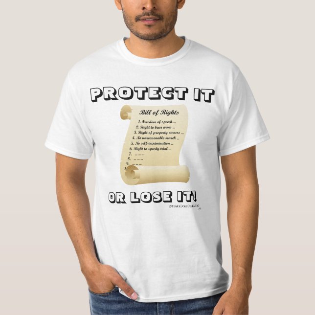 Skydda våra Höger T Shirt (Framsida)